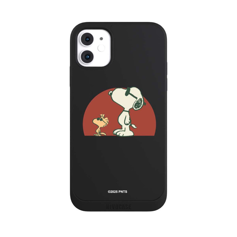 iPhone 11 NIVOpure Snoopy Woodstock Far Out transparent