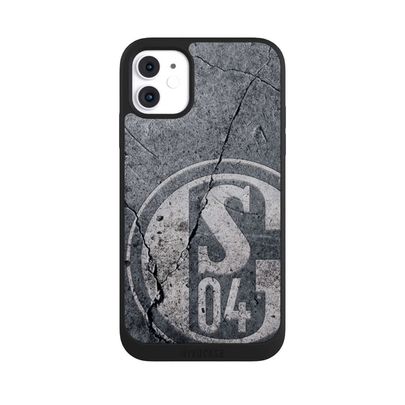 iPhone 11 NIVOpure Schalke 04 Beton Look