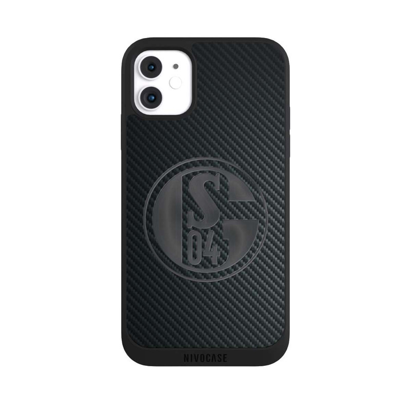 iPhone 11 NIVOpure Schalke 04 Carbon Look
