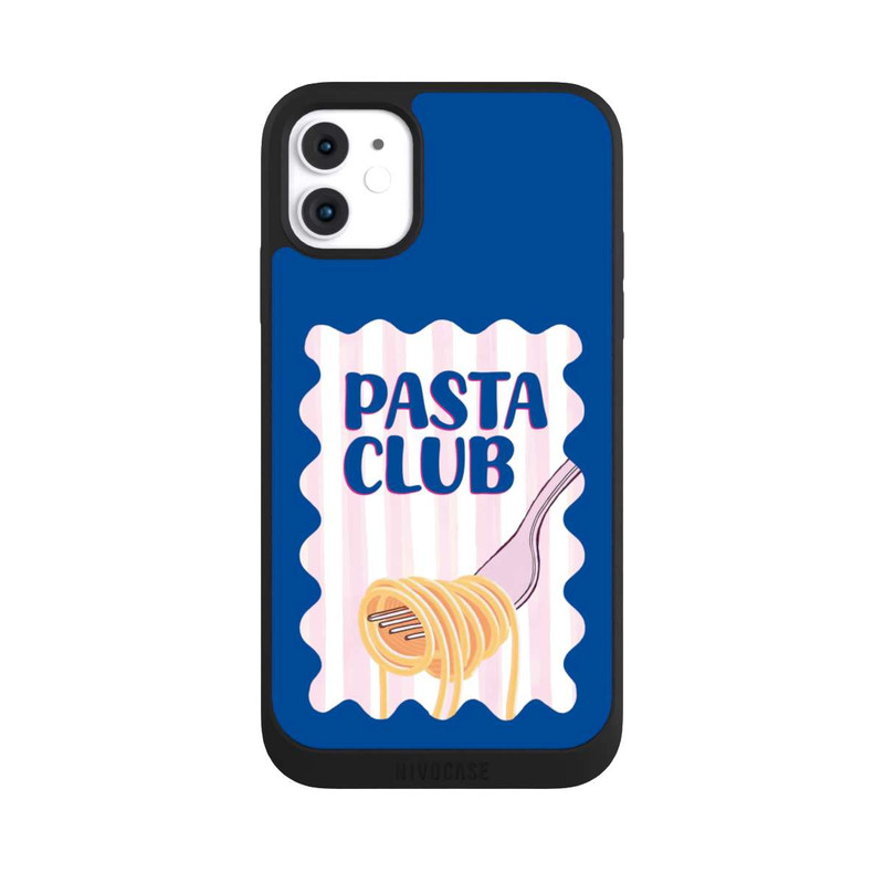 iPhone 11 NIVOpure Pasta Club in Blue and Pink