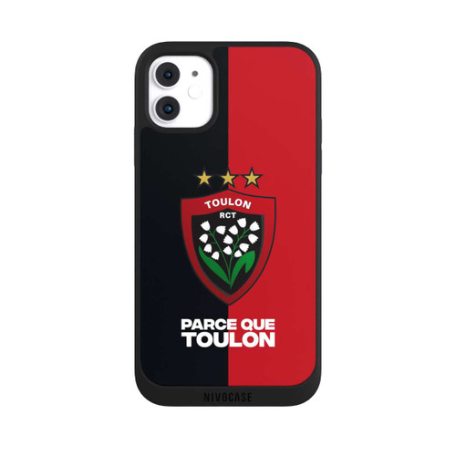 Apple iPhone 11 NIVOpure RCT Logo Rouge Noir
