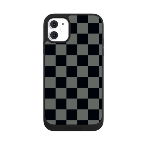 Apple iPhone 11 NIVOpure Schachbrett Schwarz Grau