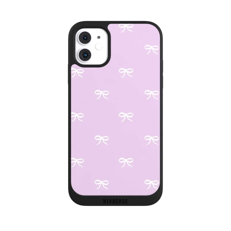iPhone 11 NIVOpure Bow Pattern Lilac