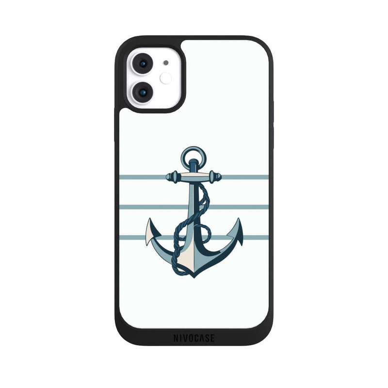 iPhone 11 NIVOpure Anchor Line White with AI