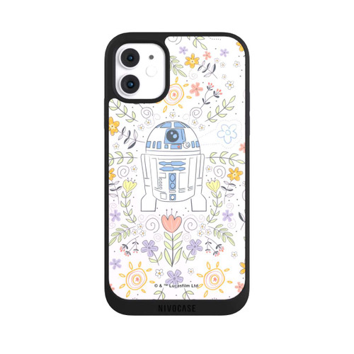 Apple iPhone 11 NIVOpure R2D2 Blumen Muster