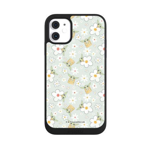 Apple iPhone 11 NIVOpure Baby Yoda Blumen Muster
