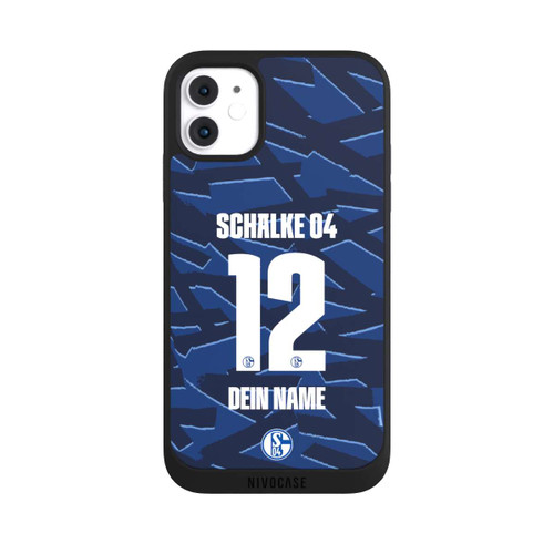 Apple iPhone 11 NIVOpure Schalke 04 Trikot Personalisierbar 25-26