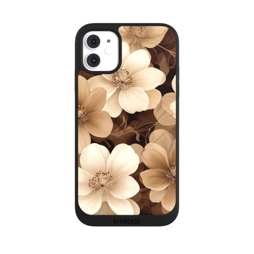 Apple iPhone 11 NIVOpure Naturfarbene Negativblumen mit KI