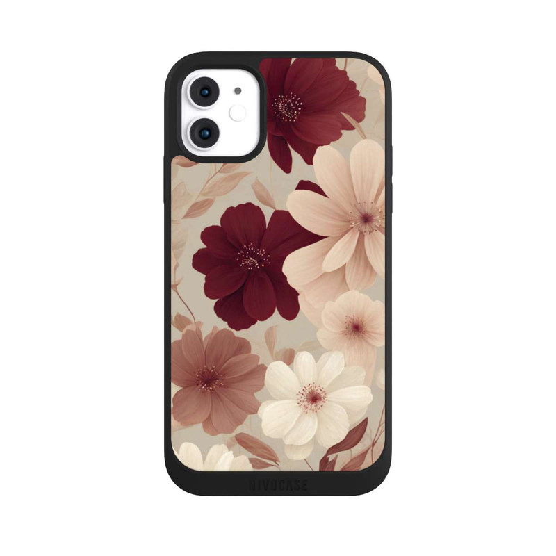 iPhone 11 NIVOpure Romantische Pastellblumen mit KI