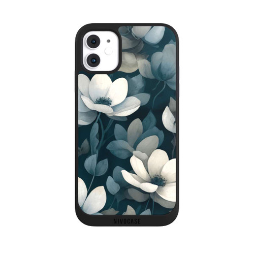 Apple iPhone 11 NIVOpure Negative Flower Petrol White with AI