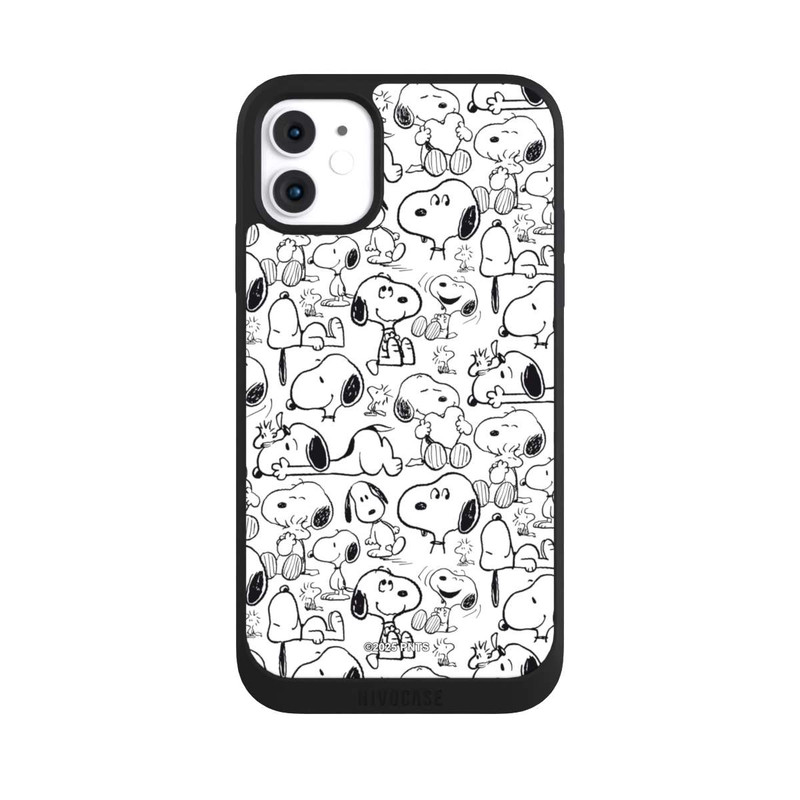 iPhone 11 NIVOpure Classic Snoopy Pattern White
