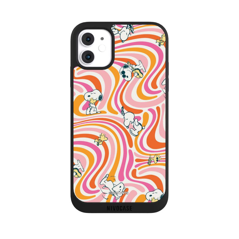 iPhone 11 NIVOpure Peanuts Hippie Pattern Orange