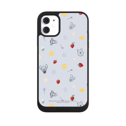 Apple iPhone 11 NIVOpure Winnie Puuh und Freunde Erdbeer Muster Blau