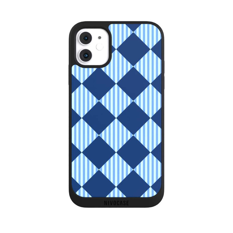 iPhone 11 NIVOpure Diamond Pattern Blue