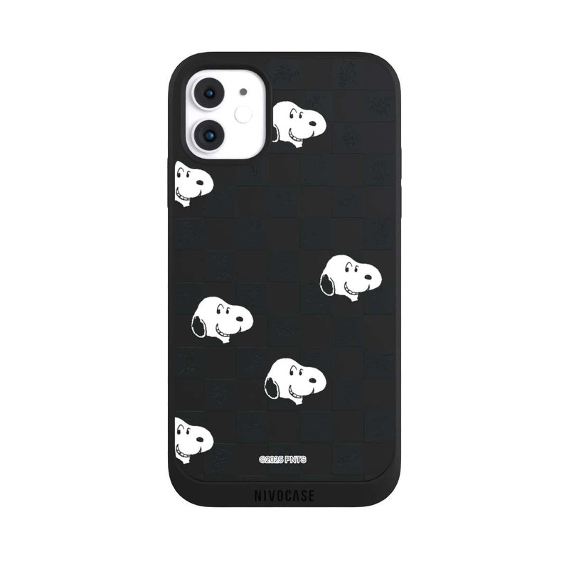 iPhone 11 NIVOpure Snoopy Checked Pattern