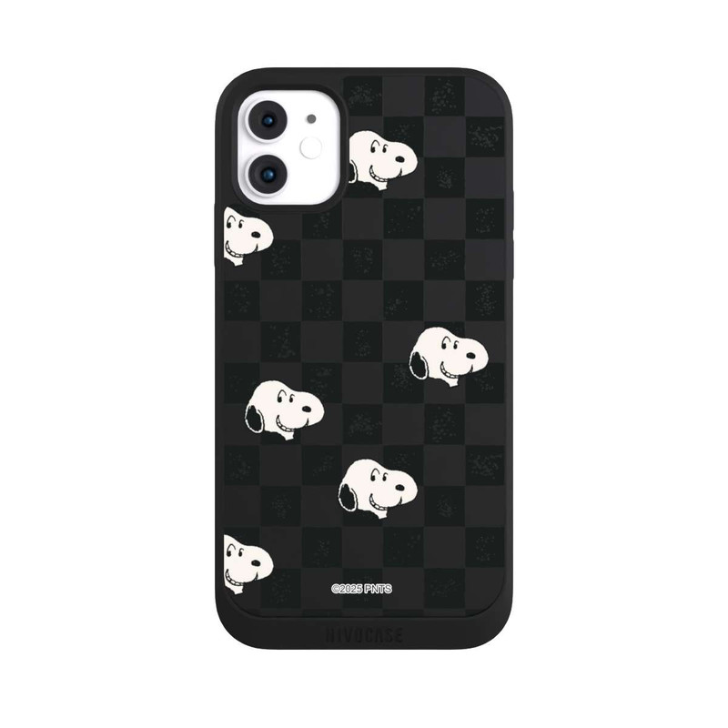 iPhone 11 NIVOpure Snoopy Checked Pattern