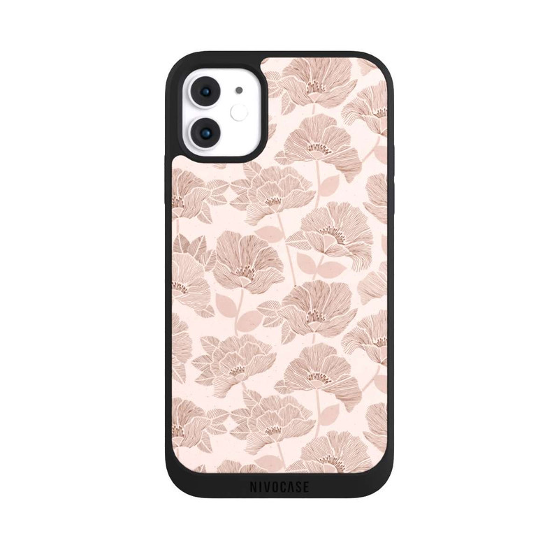 iPhone 11 NIVOpure Brown Floral Block