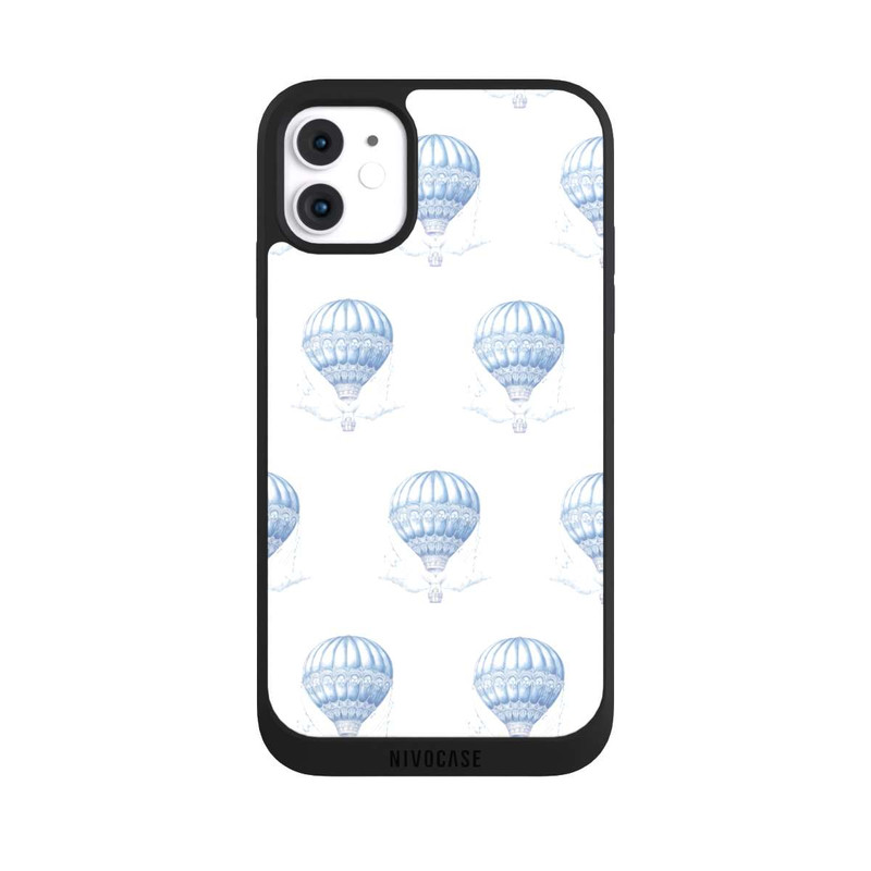 iPhone 11 NIVOpure Balloon Pattern Girl Toile de Jouy with AI