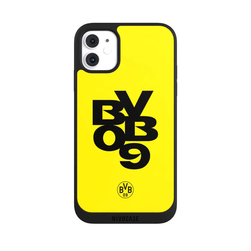 iPhone 11 NIVOpure BVB09 Schwarz Gelb