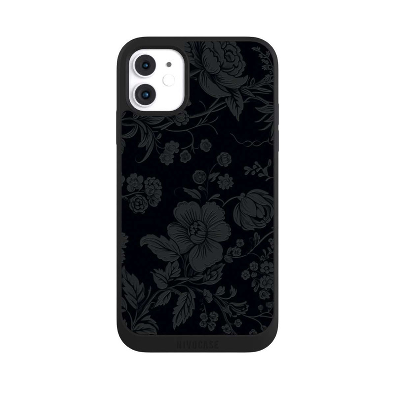 iPhone 11 NIVOpure Fleur Foncée Look Vintage