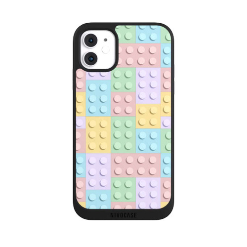 Apple iPhone 11 NIVOpure Buntes Blockmuster