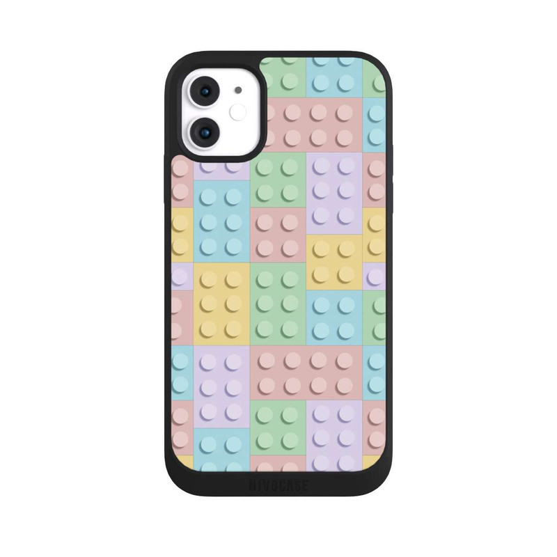 iPhone 11 NIVOpure Buntes Blockmuster