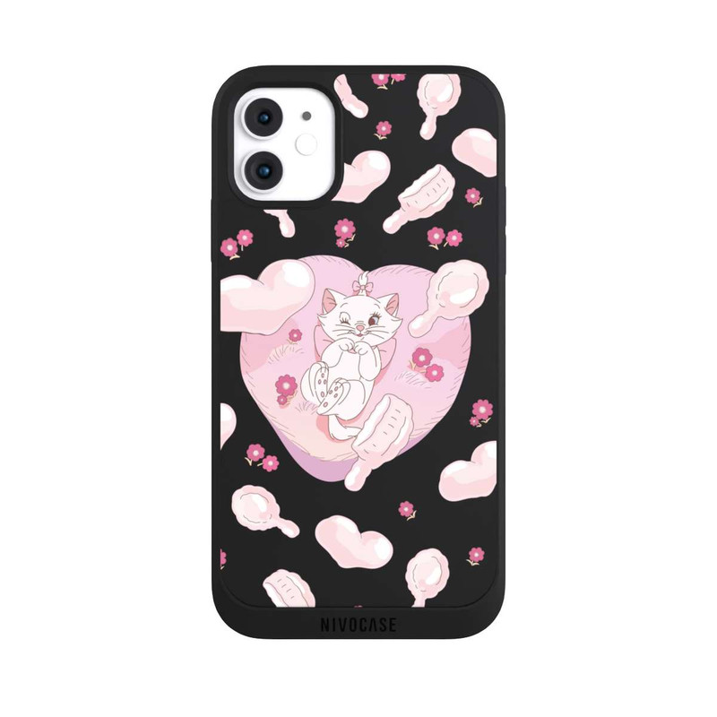 iPhone 11 NIVOpure Aristocats Marie Herzen Pink Transparent
