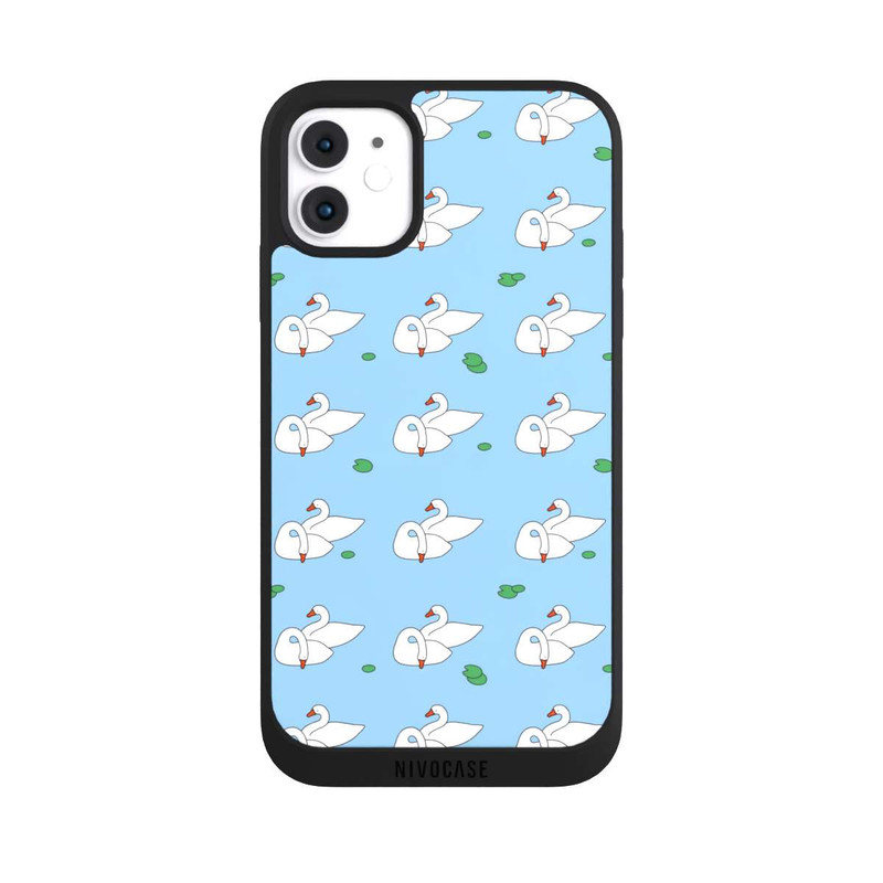 iPhone 11 NIVOpure Ducks Pattern Blue Pond