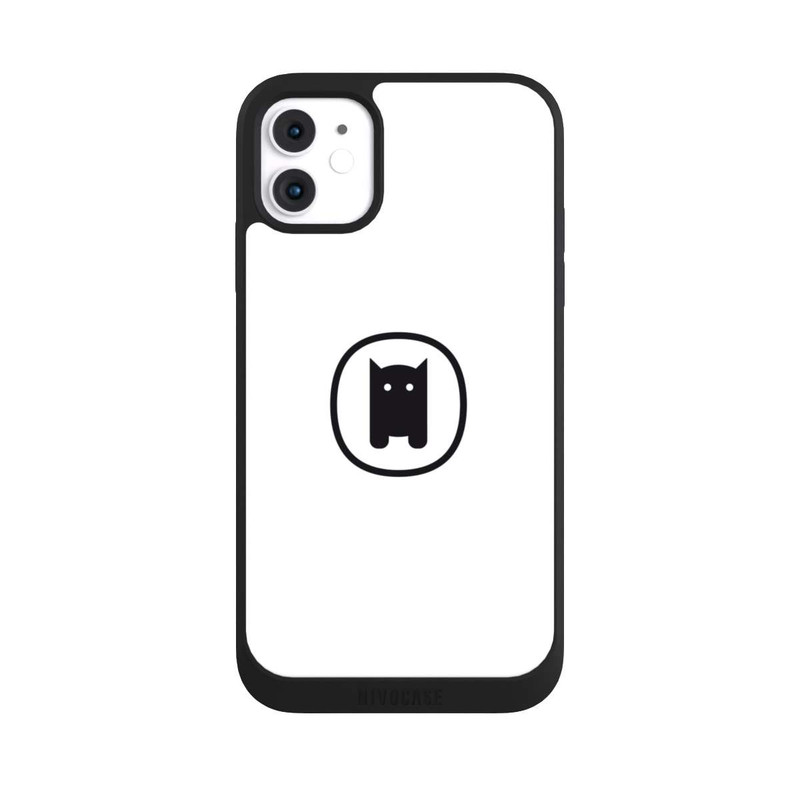 iPhone 11 NIVOpure Nivocase Logo Weiss