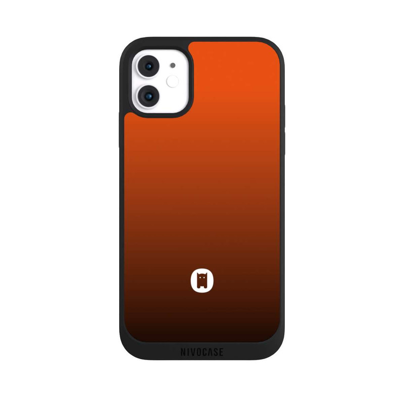iPhone 11 NIVOpure Nivocase Gradient Orange Black