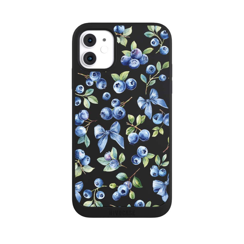 iPhone 11 NIVOpure Nœuds myrtilles transparents avec IA