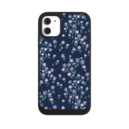 Apple iPhone 11 NIVOpure Dark Blue Floral Theme