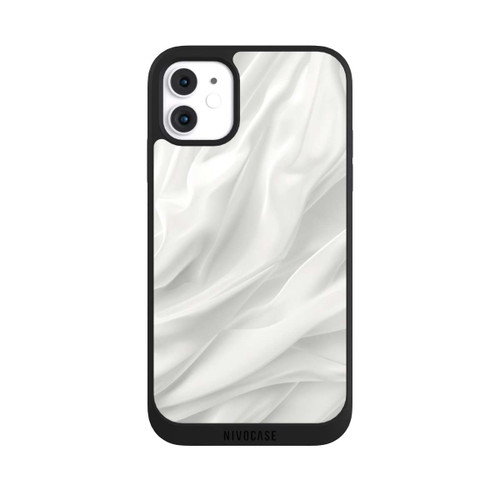 Apple iPhone 11 NIVOpure Weiße Seidenmatte Textur mit KI