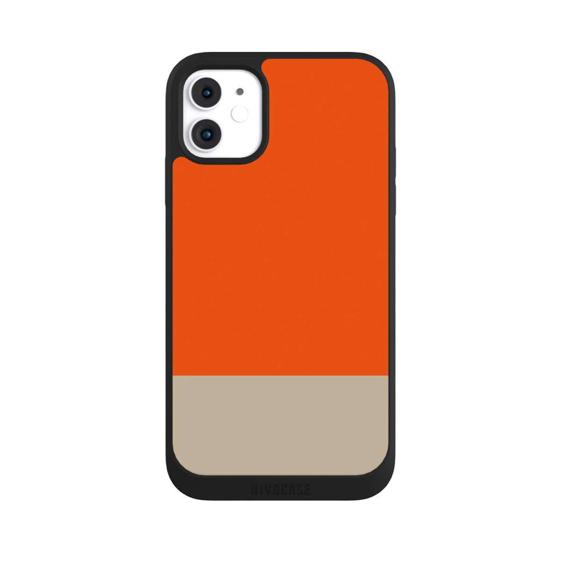 iPhone 11 NIVOpure Orange Beige Farbkombi