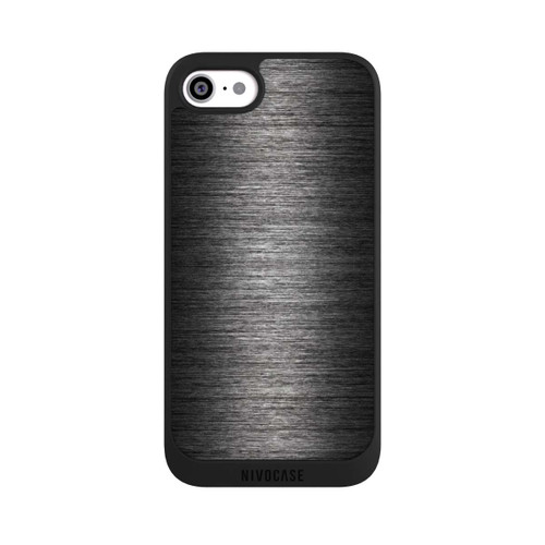 Apple iPhone SE (2020) NIVOpure Metal Look Anthracite