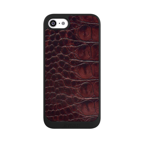 Apple iPhone SE (2020) NIVOpure Cuir de Crocodile
