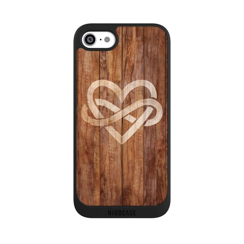 iPhone SE 2020 NIVOpure Heart wood