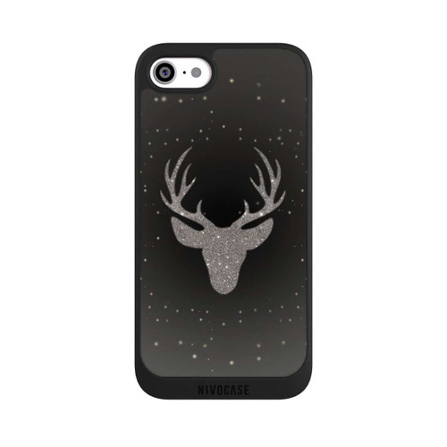 Apple iPhone SE (2020) NIVOpure Hirsch Glitzer Look