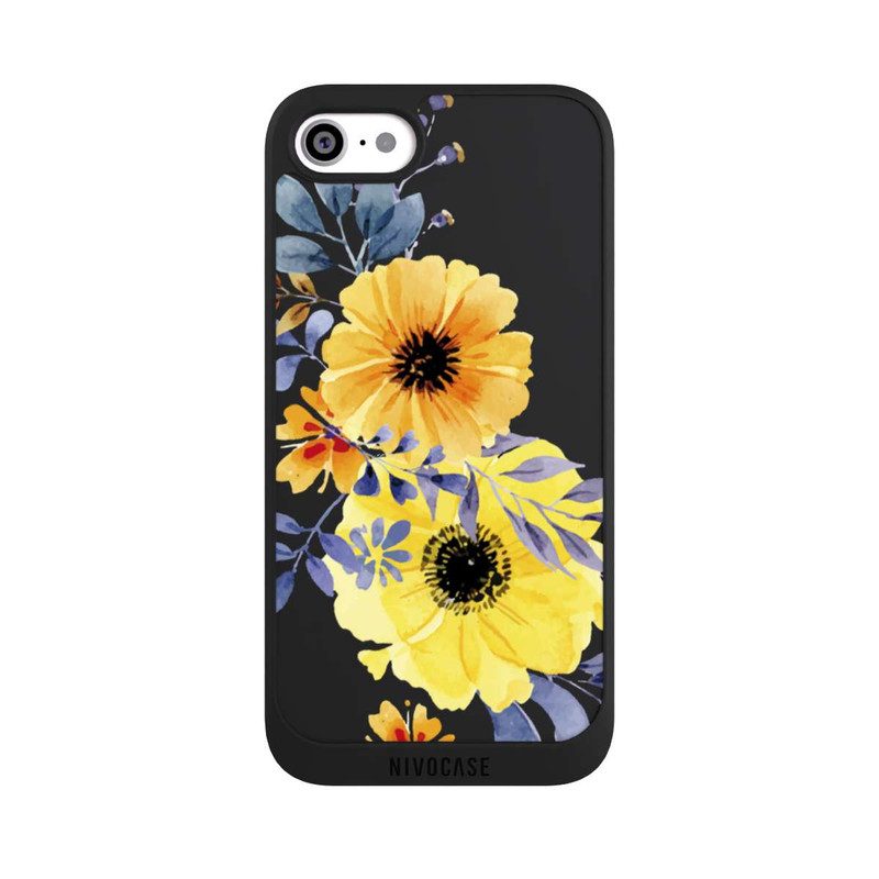 iPhone SE 2020 NIVOpure Yellow Swedish Flowers