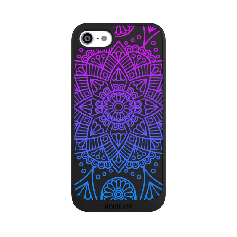 iPhone SE 2020 NIVOpure Cercles Mandala sans Fond