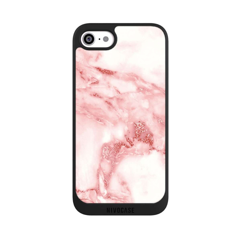 iPhone SE 2020 NIVOpure Pink and White Marble