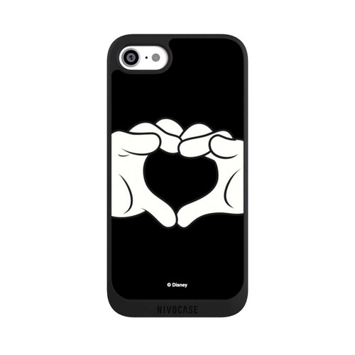 Apple iPhone SE (2020) NIVOpure Cœur Mains Mickey et Minnie