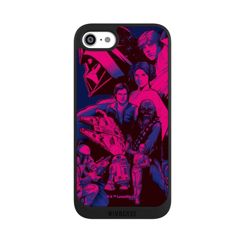 iPhone SE 2020 NIVOpure Star Wars Characters - Ultraviolet
