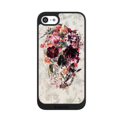 Apple iPhone SE (2020) NIVOpure Flower Vintage Skull