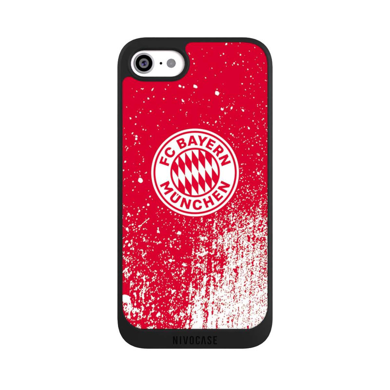 iPhone SE 2020 NIVOpure Splatter Rot - FCB