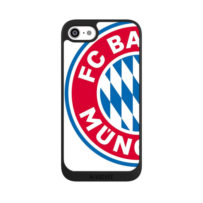 iPhone SE 2020 NIVOpure Großes FCB Logo Weiß