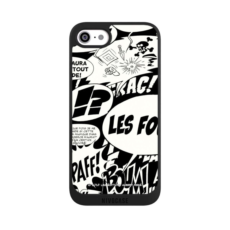 iPhone SE 2020 NIVOpure Speech Bubbles Asterix Black