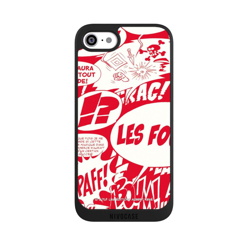iPhone SE 2020 NIVOpure Bulles BD Astérix Rouge