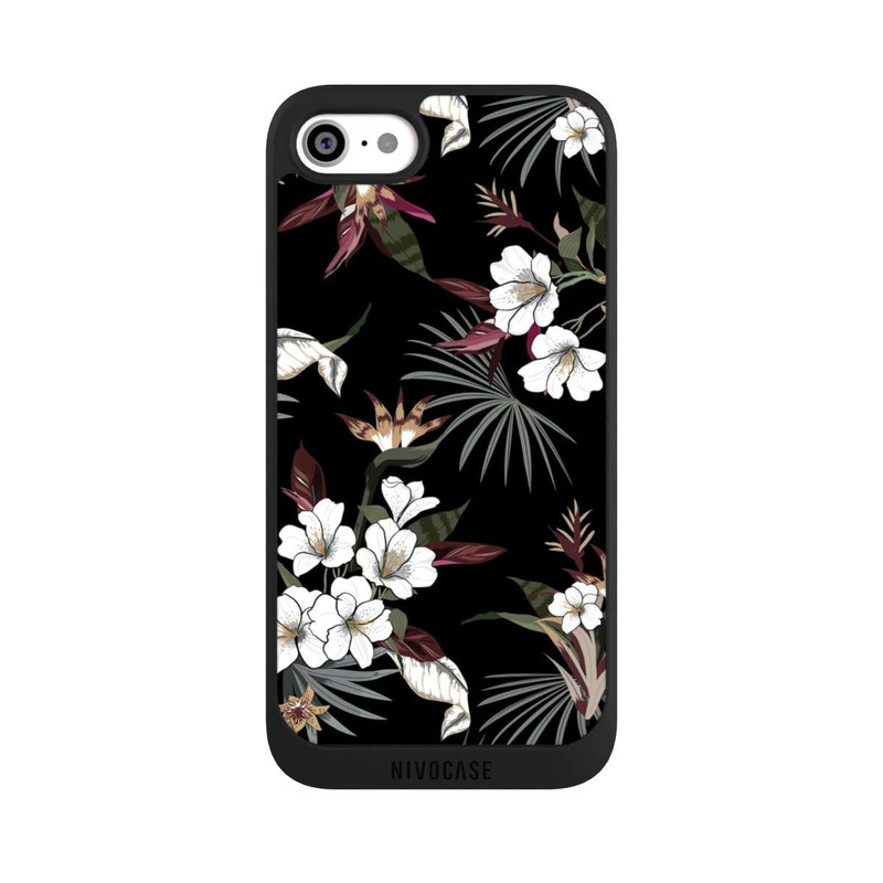 iPhone SE 2020 NIVOpure Flowers Black
