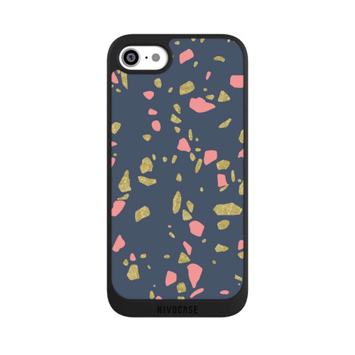 Apple iPhone SE (2020) NIVOpure Terazzo Gold-Optik